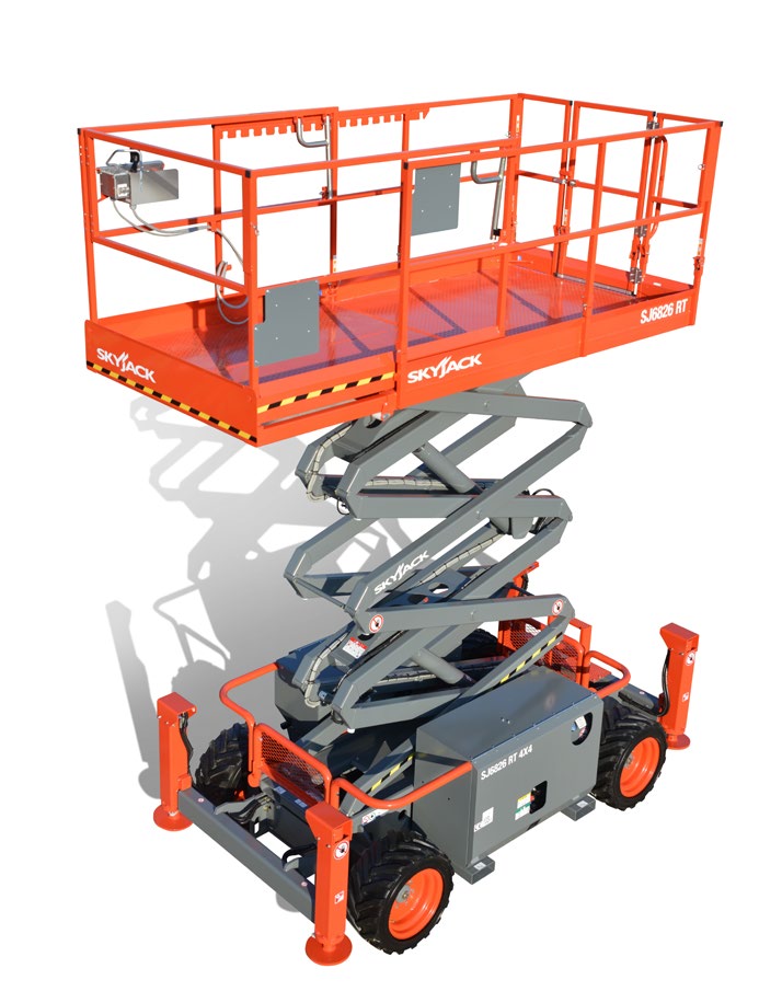 SkyJack-SJ6826-32RT-Rough-Terrain-Scissors